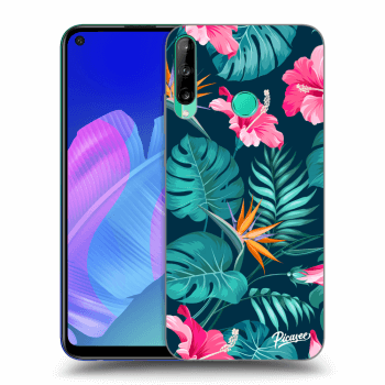 Maskica za Huawei P40 Lite E - Pink Monstera