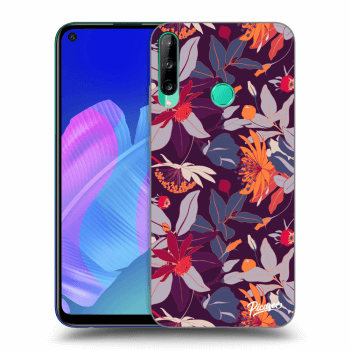 Maskica za Huawei P40 Lite E - Purple Leaf