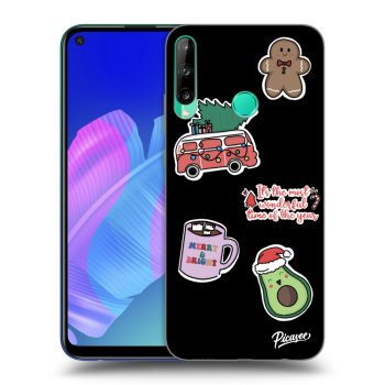 Maskica za Huawei P40 Lite E - Christmas Stickers