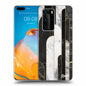 Maskica za Huawei P40 Pro - Black & White tile