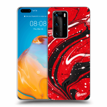 Maskica za Huawei P40 Pro - Red black