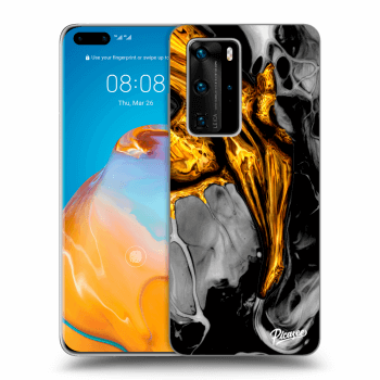 Maskica za Huawei P40 Pro - Black Gold