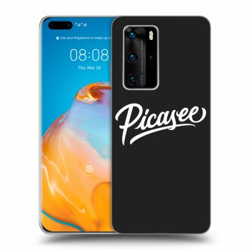 Picasee crna silikonska maskica za Huawei P40 Pro - Picasee - White