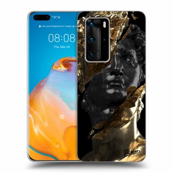 Maskica za Huawei P40 Pro - Gold - Black