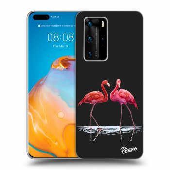 Maskica za Huawei P40 Pro - Flamingos couple