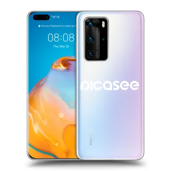 Maskica za Huawei P40 Pro - Picasee - new logo - white