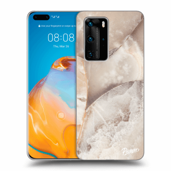 Maskica za Huawei P40 Pro - Cream marble