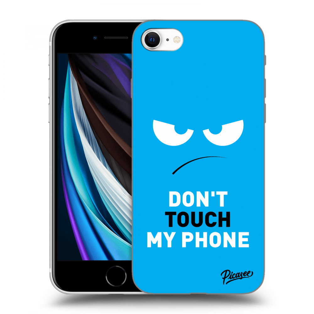 Picasee ULTIMATE CASE za Apple iPhone SE 2020 - Angry Eyes - Blue