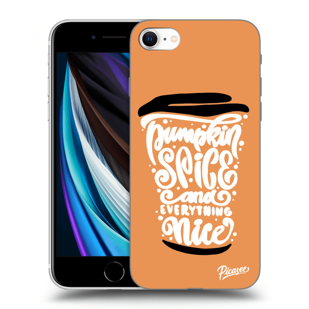 Picasee ULTIMATE CASE za Apple iPhone SE 2020 - Pumpkin coffee