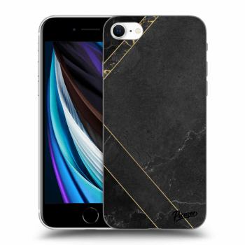 Maskica za Apple iPhone SE 2020 - Black tile