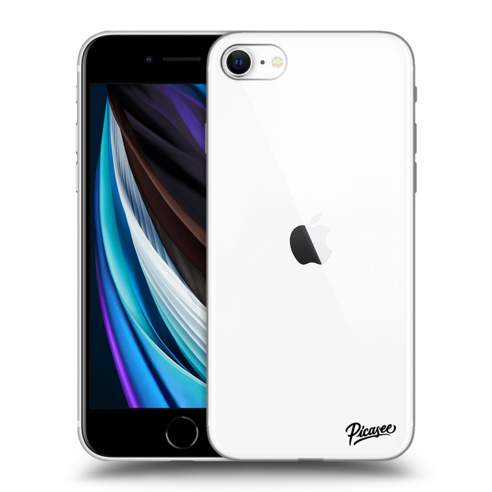 Picasee silikonska prozirna maskica za Apple iPhone SE 2020 - Clear