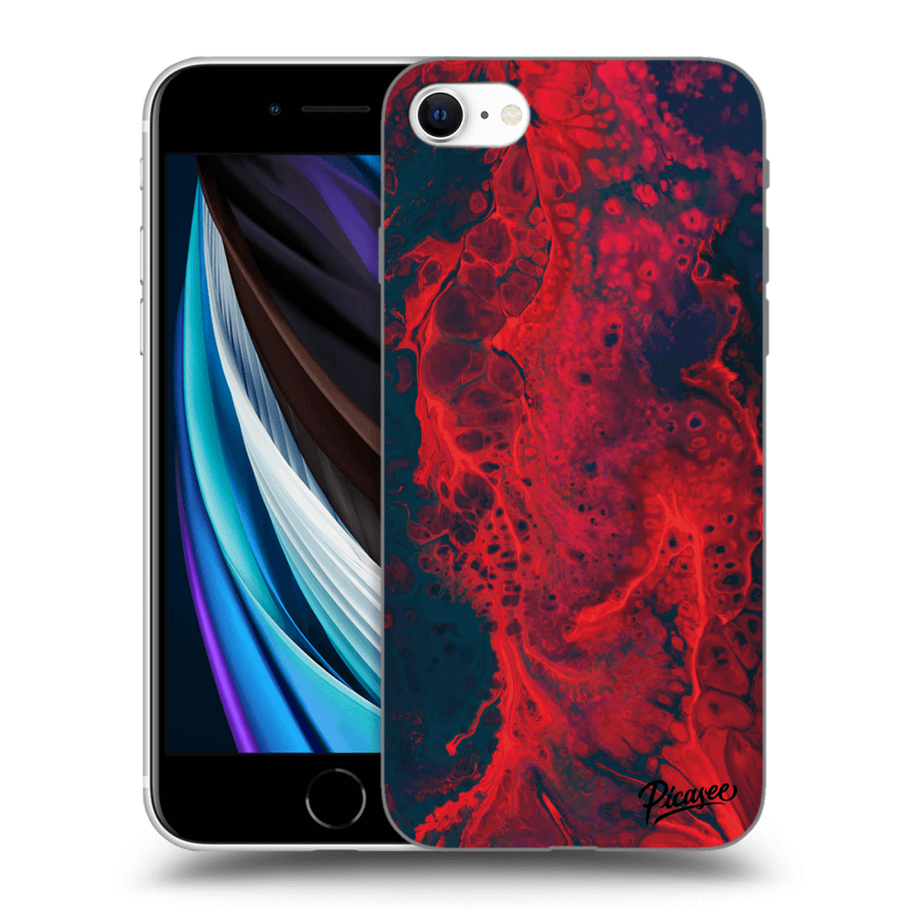 Picasee ULTIMATE CASE za Apple iPhone SE 2020 - Organic red