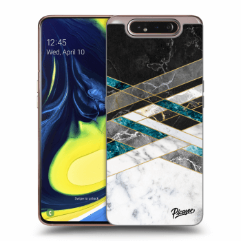 Maskica za Samsung Galaxy A80 A805F - Black & White geometry