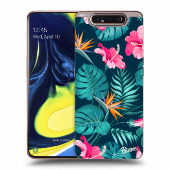 Maskica za Samsung Galaxy A80 A805F - Pink Monstera