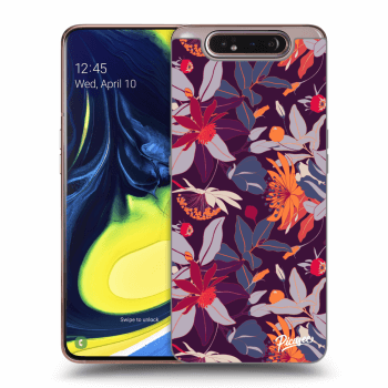 Maskica za Samsung Galaxy A80 A805F - Purple Leaf