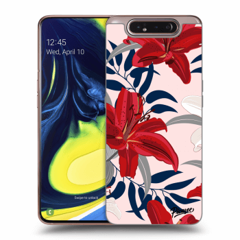 Maskica za Samsung Galaxy A80 A805F - Red Lily