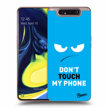 Maskica za Samsung Galaxy A80 A805F - Angry Eyes - Blue