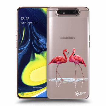 Maskica za Samsung Galaxy A80 A805F - Flamingos couple