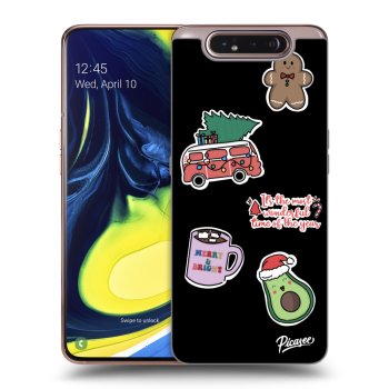 Maskica za Samsung Galaxy A80 A805F - Christmas Stickers
