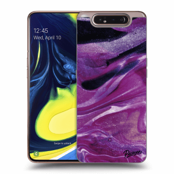 Maskica za Samsung Galaxy A80 A805F - Purple glitter