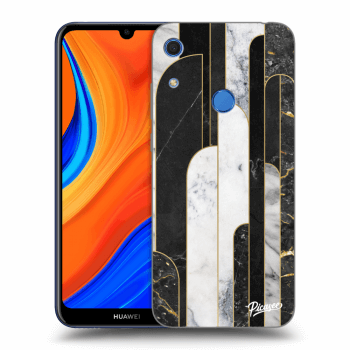 Maskica za Huawei Y6S - Black & White tile