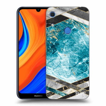 Maskica za Huawei Y6S - Blue geometry