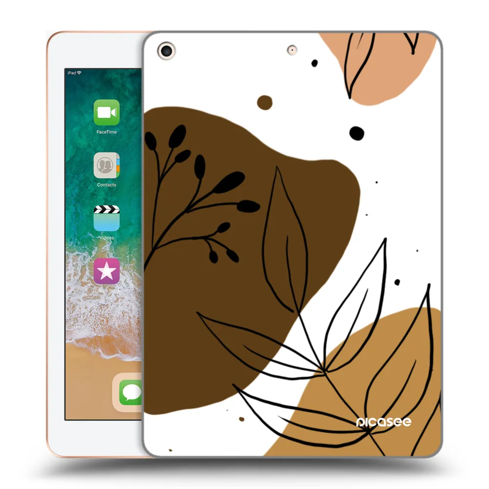 Picasee silikonska prozirna maskica za Apple iPad 9.7" 2018 (6. gen) - Boho style