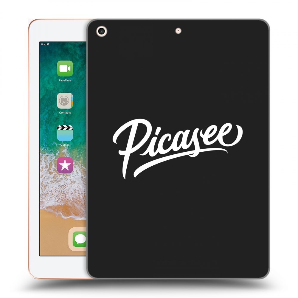 Picasee crna silikonska maskica za Apple iPad 9.7" 2018 (6. gen) - Picasee - White