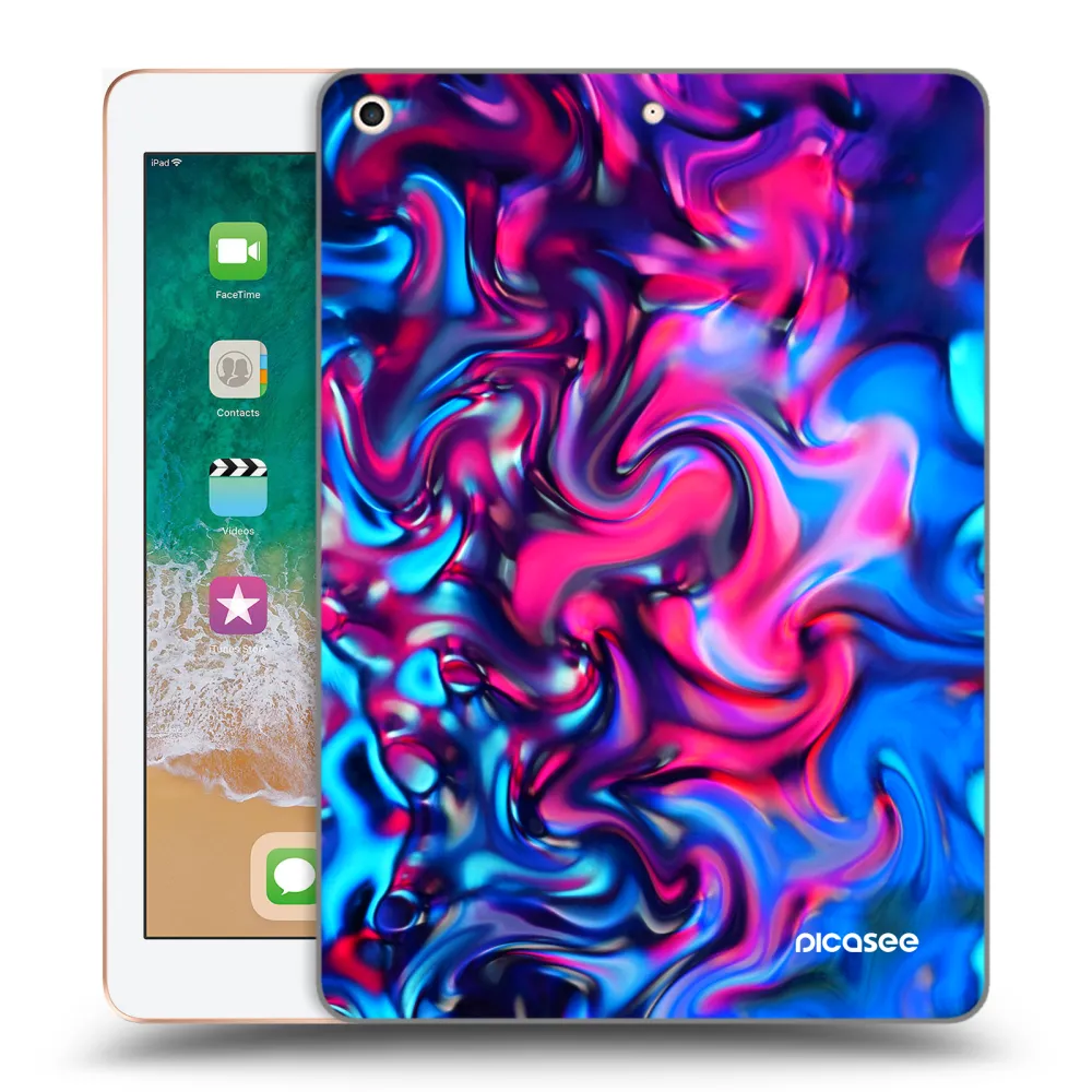 Picasee silikonska prozirna maskica za Apple iPad 9.7" 2018 (6. gen) - Redlight