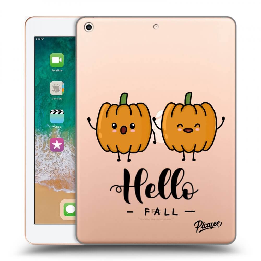 Picasee silikonska prozirna maskica za Apple iPad 9.7" 2018 (6. gen) - Hallo Fall