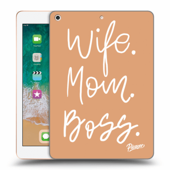 Picasee silikonska prozirna maskica za Apple iPad 9.7" 2018 (6. gen) - Boss Mama