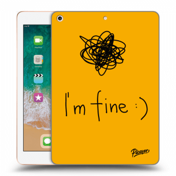 Picasee silikonska prozirna maskica za Apple iPad 9.7" 2018 (6. gen) - I am fine