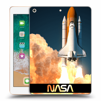 Picasee silikonska prozirna maskica za Apple iPad 9.7" 2018 (6. gen) - Space Shuttle