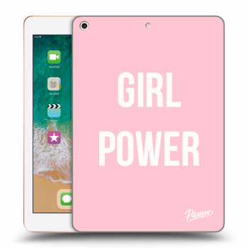 Picasee silikonska prozirna maskica za Apple iPad 9.7" 2018 (6. gen) - Girl power