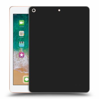 Picasee crna silikonska maskica za Apple iPad 9.7" 2018 (6. gen) - Clear