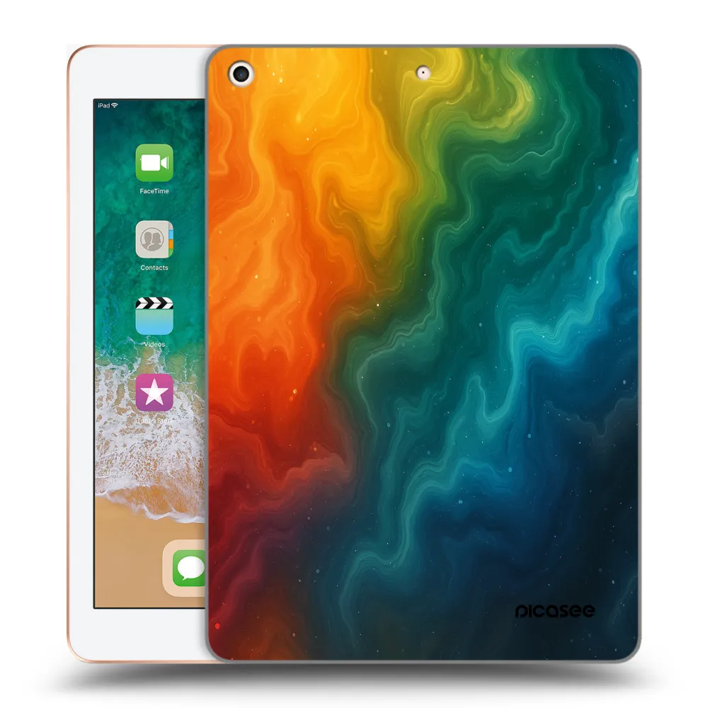 Picasee silikonska prozirna maskica za Apple iPad 9.7" 2018 (6. gen) - Solar