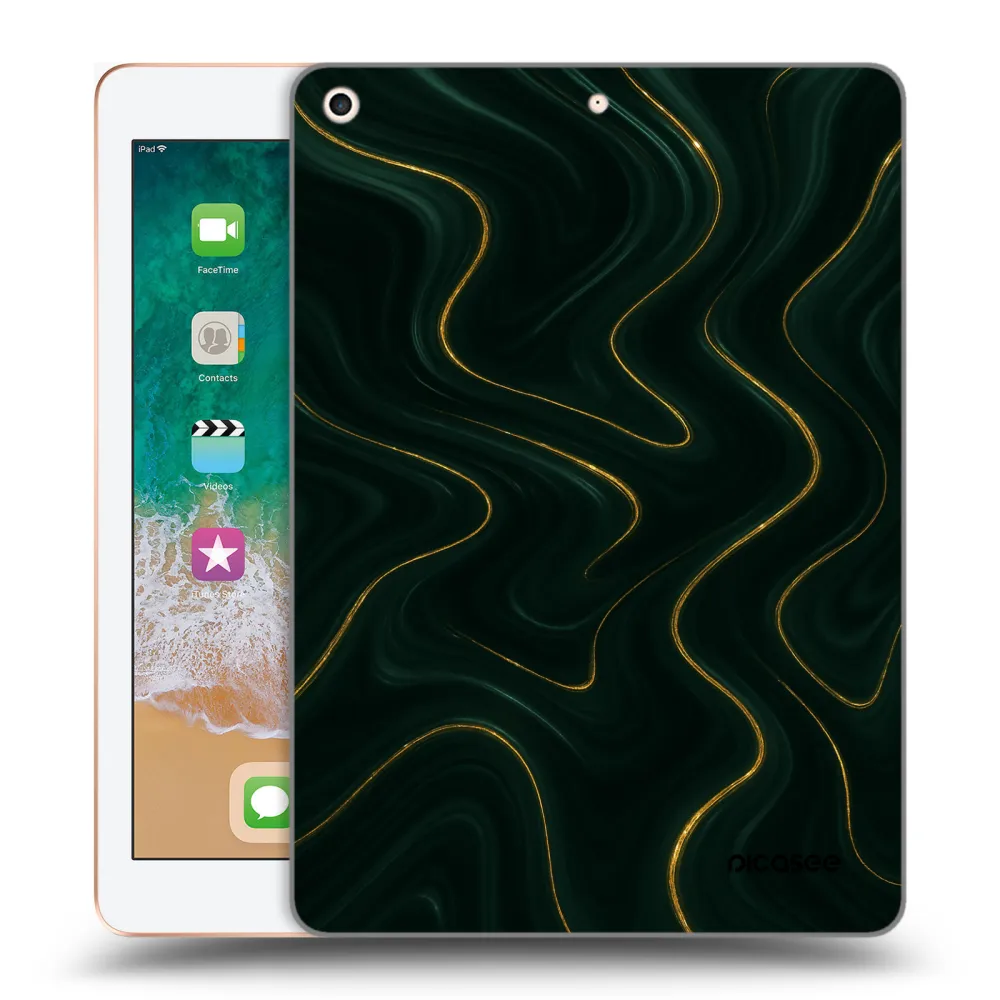 Picasee silikonska prozirna maskica za Apple iPad 9.7" 2018 (6. gen) - Vawes