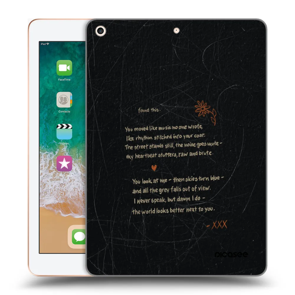 Picasee silikonska prozirna maskica za Apple iPad 9.7" 2018 (6. gen) - POET