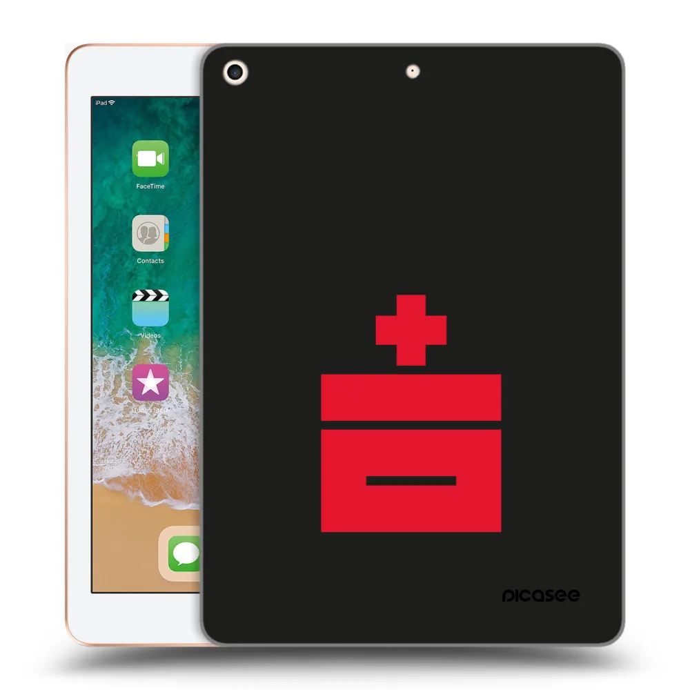 Picasee silikonska prozirna maskica za Apple iPad 9.7" 2018 (6. gen) - Le Plastenciaga