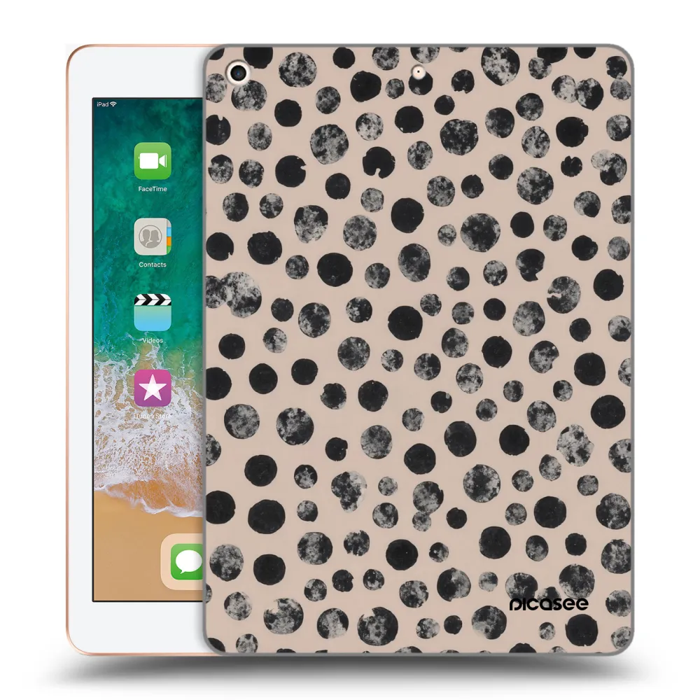 Picasee silikonska prozirna maskica za Apple iPad 9.7" 2018 (6. gen) - Dots