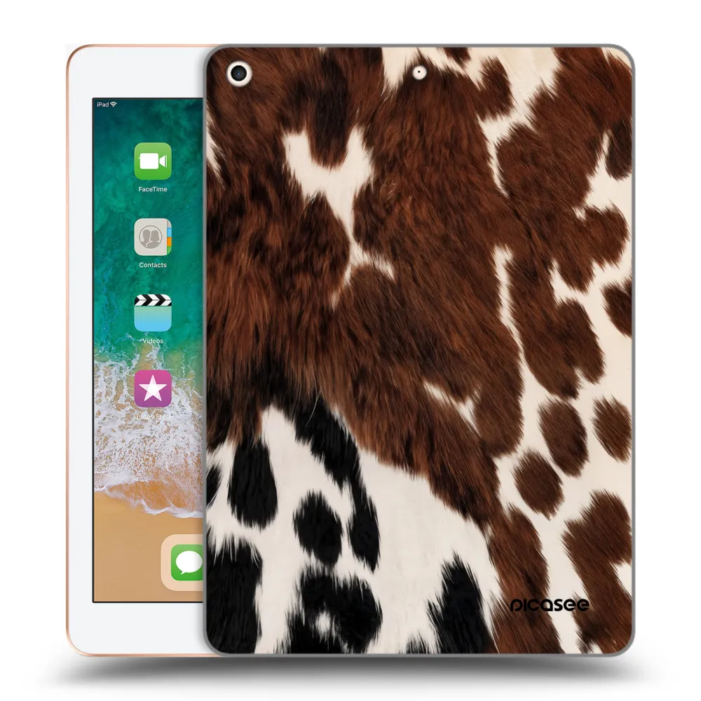 Picasee silikonska prozirna maskica za Apple iPad 9.7" 2018 (6. gen) - Rust