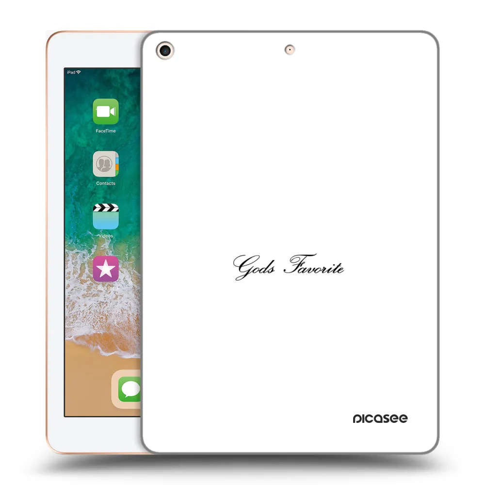 Picasee silikonska prozirna maskica za Apple iPad 9.7" 2018 (6. gen) - Gods Favorite