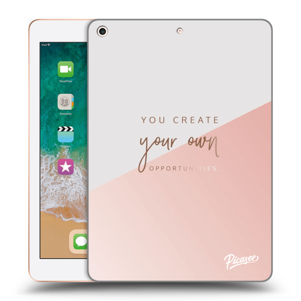 Picasee silikonska prozirna maskica za Apple iPad 9.7" 2018 (6. gen) - You create your own opportunities