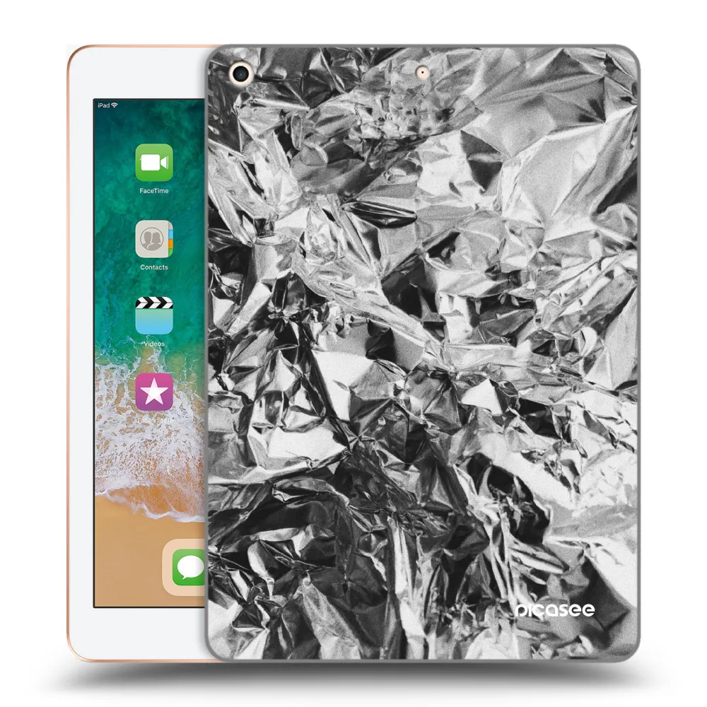 Picasee silikonska prozirna maskica za Apple iPad 9.7" 2018 (6. gen) - Chrome