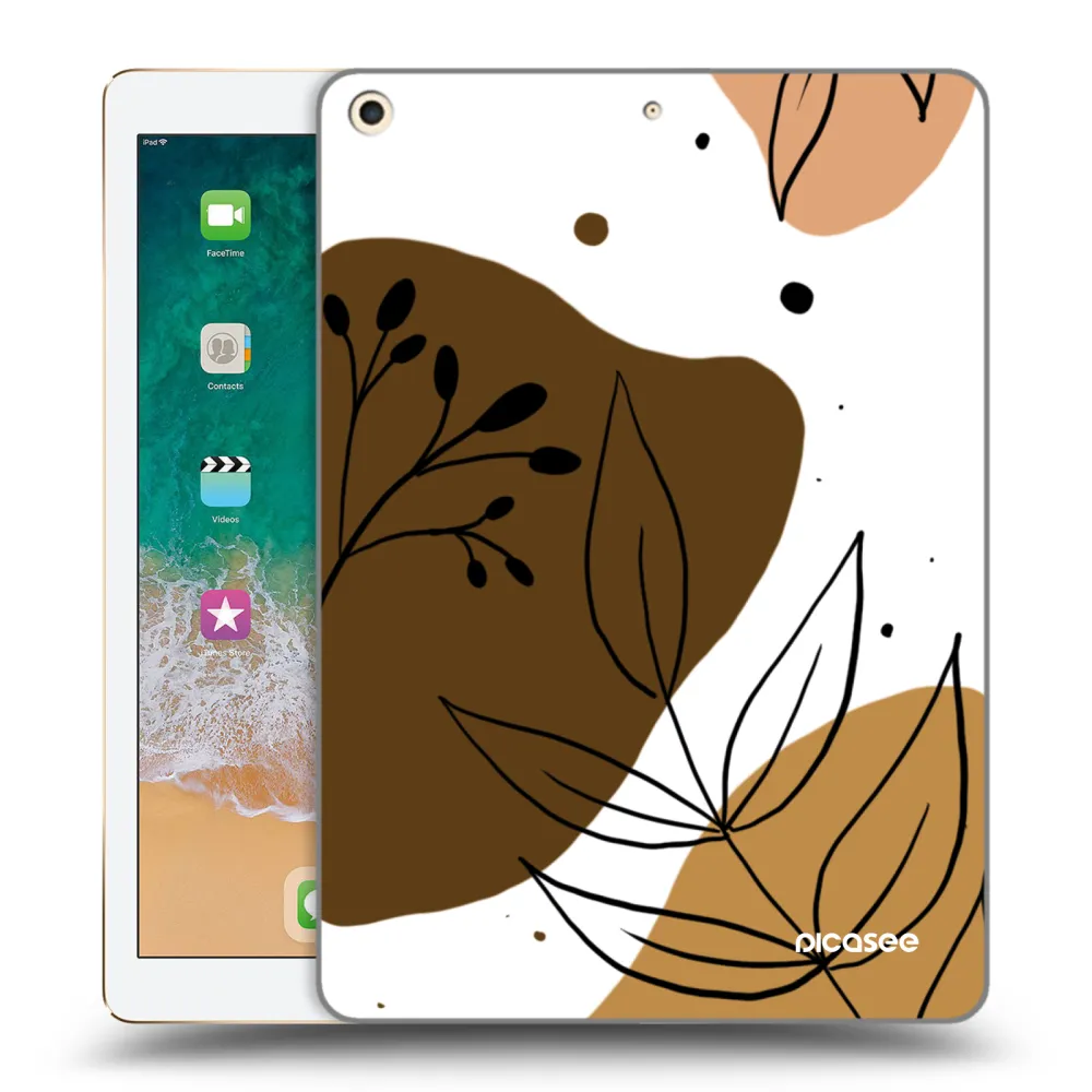 Picasee silikonska prozirna maskica za Apple iPad 9.7" 2017 (5. gen) - Boho style