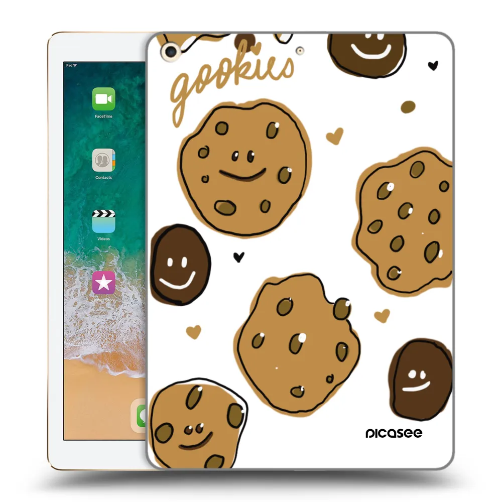 Picasee silikonska prozirna maskica za Apple iPad 9.7" 2017 (5. gen) - Gookies