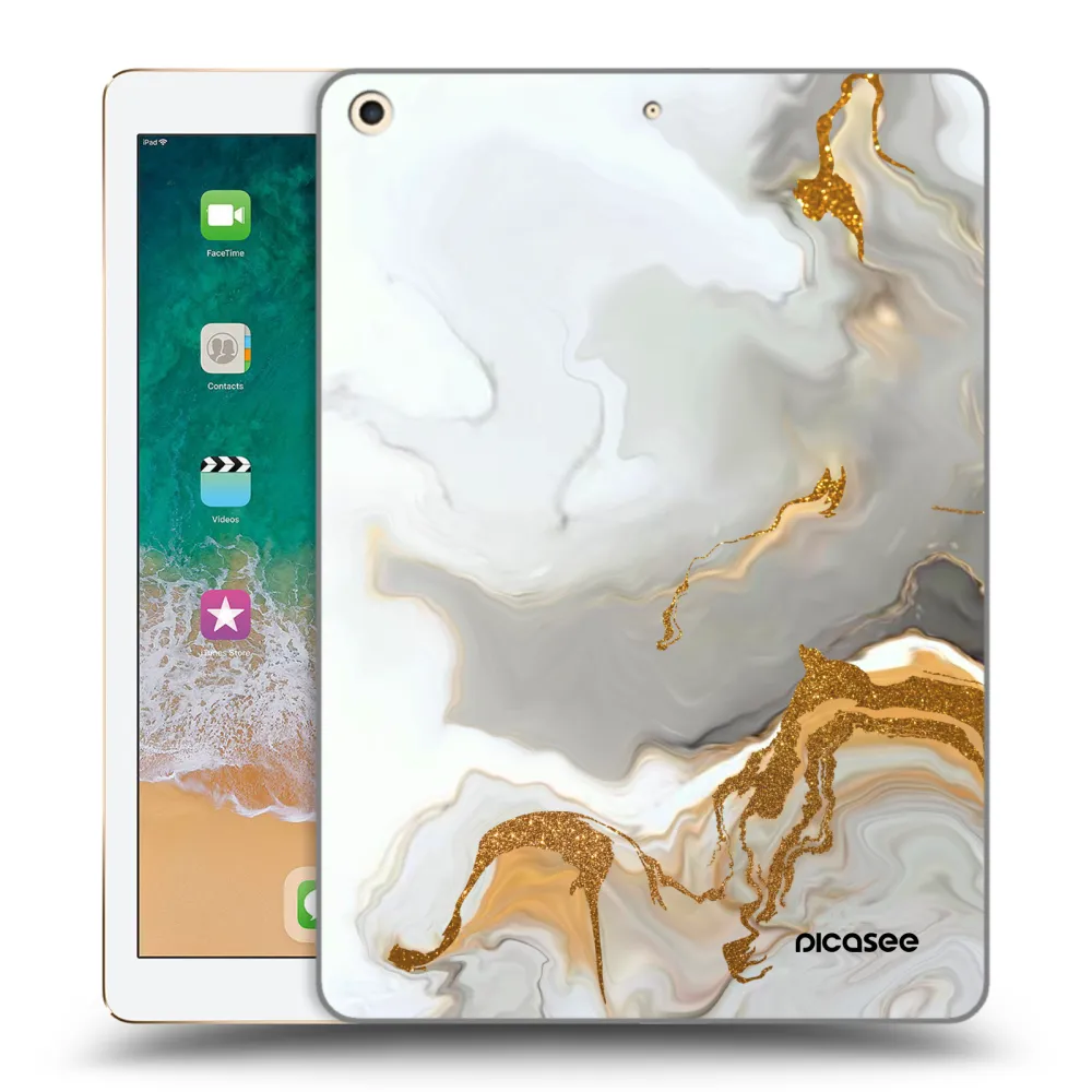 Picasee silikonska prozirna maskica za Apple iPad 9.7" 2017 (5. gen) - Her