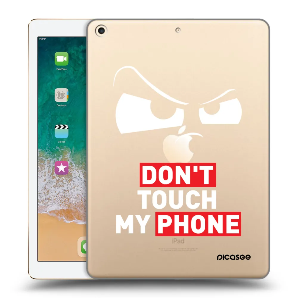 Picasee silikonska prozirna maskica za Apple iPad 9.7" 2017 (5. gen) - Cloudy Eye - Transparent