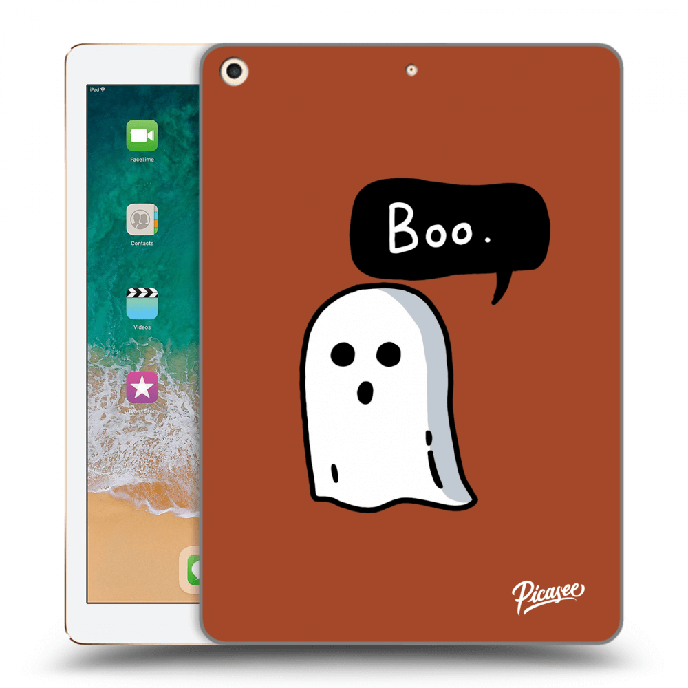 Picasee crna silikonska maskica za Apple iPad 9.7" 2017 (5. gen) - Boo