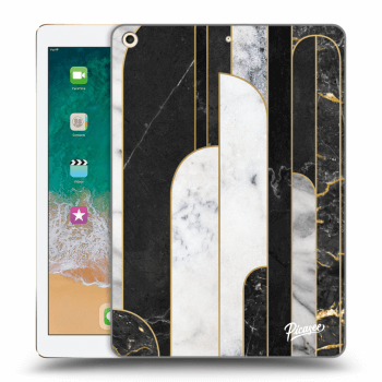 Maskica za Apple iPad 9.7" 2017 (5. gen) - Black & White tile